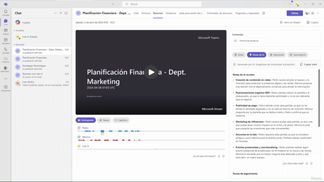Curso Microsoft Copilot 365. IA Generativa en Microsoft 365 – Screenshot 2