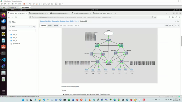 Network Infrastructure Automation Ansible Cisco GNS3 Part 3 - Screenshot_04