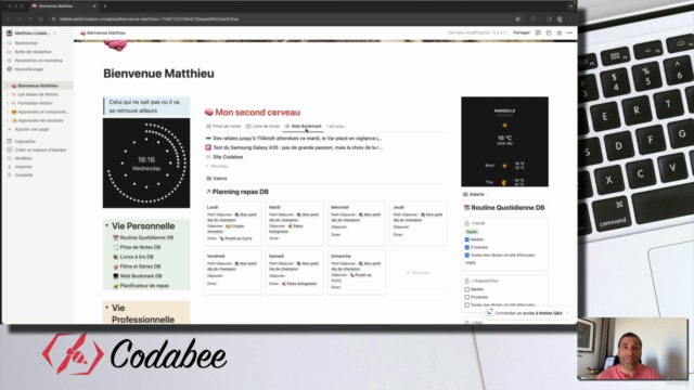 Notion le cours complet - L'outil ultime de productivité – Screenshot 2