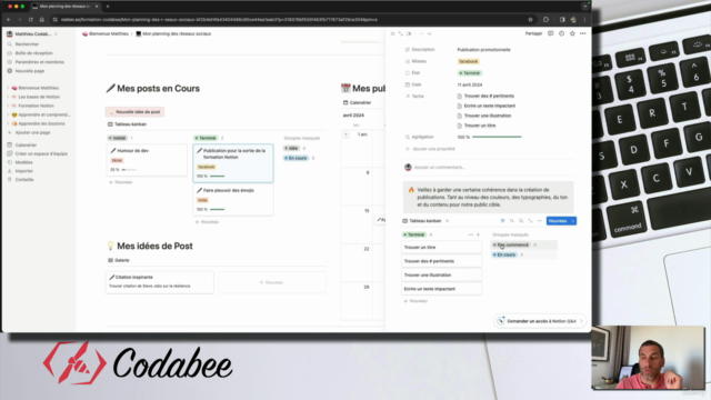Notion le cours complet - L'outil ultime de productivité – Screenshot 4
