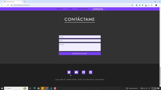 5 Sitios Web Impresionantes con HTML 5, CSS 3 y Javascript – Screenshot 1