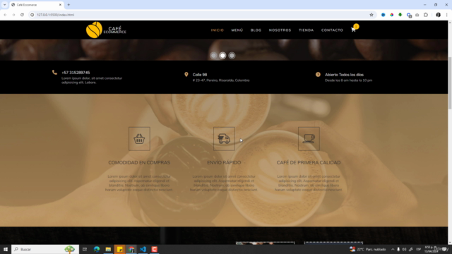 5 Sitios Web Impresionantes con HTML 5, CSS 3 y Javascript – Screenshot 3