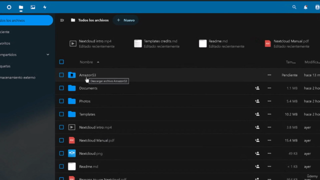 NextCloud para Principiantes: Crea tu Nube Privada – Screenshot 3