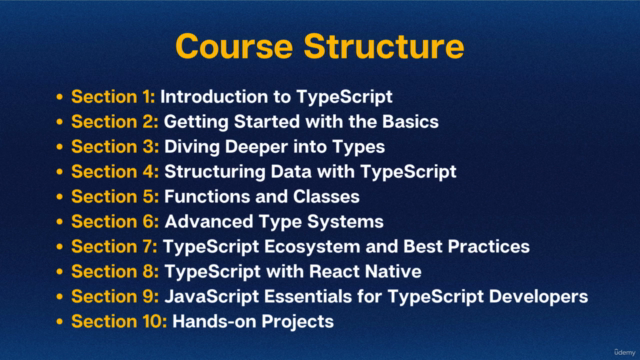 TypeScript: A Complete Guide 2024 – Screenshot 3