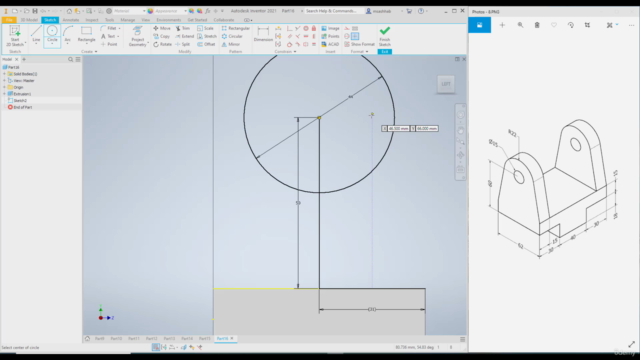 Autodesk Inventor الرسم ببرنامج إنفنتور – Screenshot 2