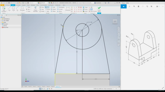 Autodesk Inventor الرسم ببرنامج إنفنتور – Screenshot 3