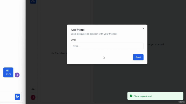 Real-Time Chat App with NextJS, React, Tailwind, and Shadcn – Screenshot 1