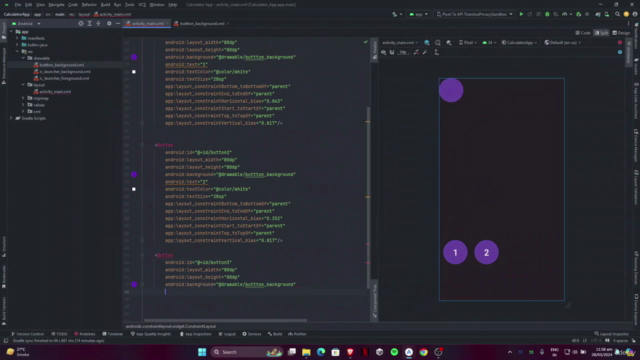 Android App Development : Create a Modern Calculator App – Screenshot 2