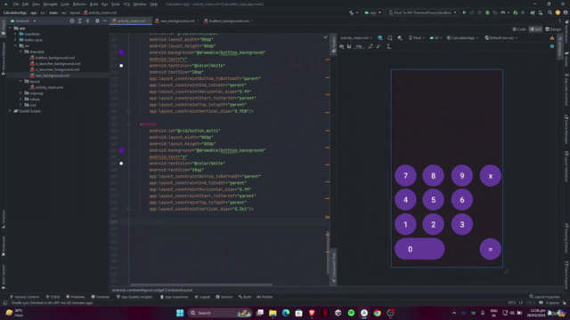 Android App Development : Create a Modern Calculator App – Screenshot 4