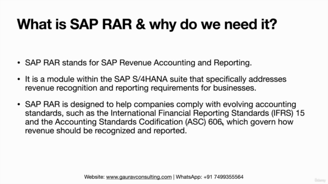 SAP Revenue Accounting & Reporting Overview Course - Screenshot_04