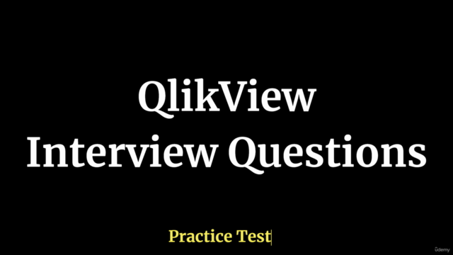QlikView Interview Questions Practice Test – Screenshot 1