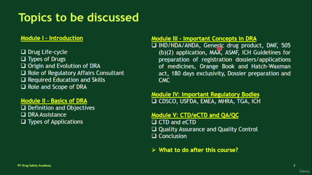 Professional Certificate Course in Drug Regulatory Affairs – Screenshot 3