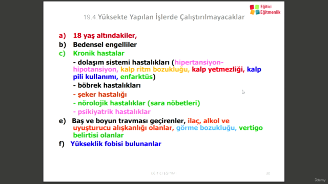 ➢ YÜKSEKTE ÇALIŞMA EĞİTİCİ EĞİTİMİ SERTİFİKASI – Screenshot 4