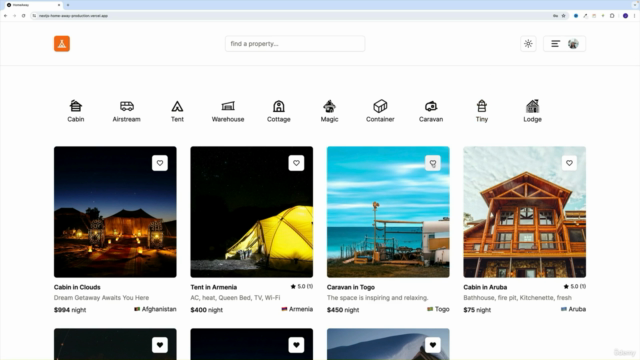 Mastering Next.js 14 - Build Airbnb Clone from Scratch – Screenshot 2