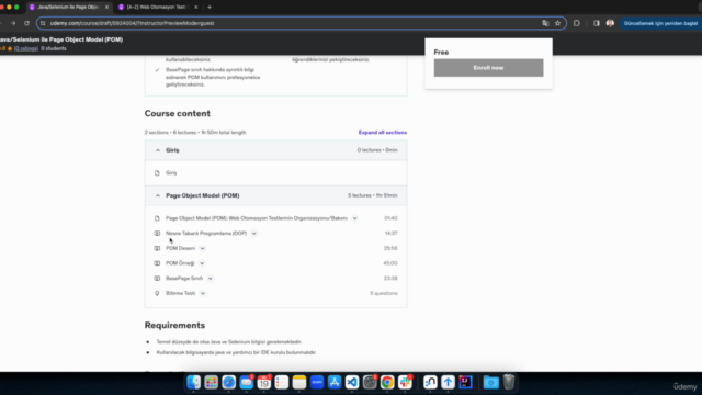 Java/Selenium ile Page Object Model (POM) – Screenshot 2
