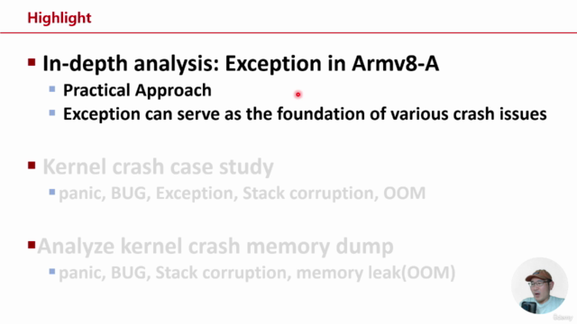 Exception in Armv8-A and Kernel Crash debugging – Screenshot 1