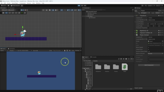 The Complete Guide to Unity 2D : Platformer Development – Screenshot 1