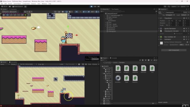 The Complete Guide to Unity 2D : Platformer Development – Screenshot 2