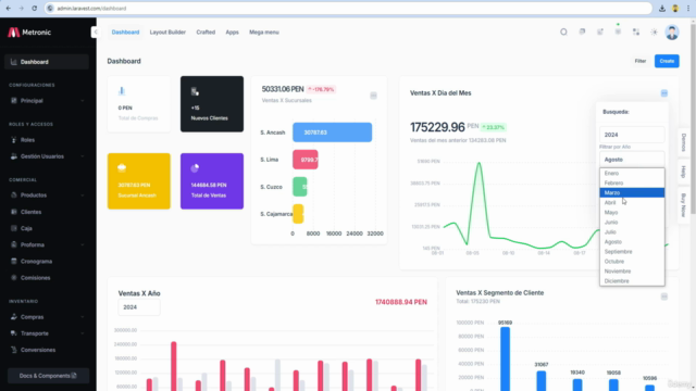 Crea tu plataforma CRM Y ERP fullstack con LARAVEL Y ANGULAR – Screenshot 4