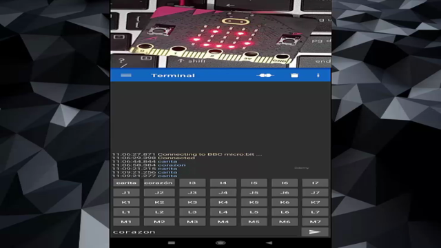 BBC micro:bit control por Smartphone vía Bluetooth – Screenshot 1