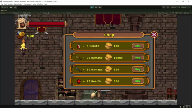 Learn to create advance Side scroller game with Unity & C# – Screenshot 1