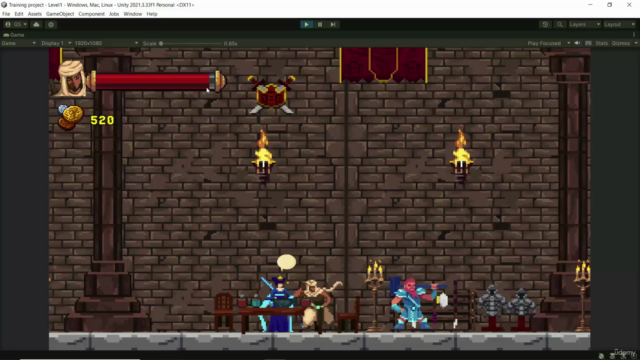 Learn to create advance Side scroller game with Unity & C# – Screenshot 4