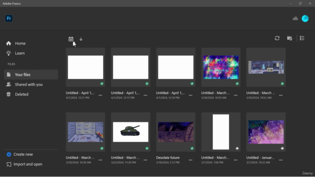 Adobe Fresco: Designing Characters and Sets for Animation – Screenshot 1