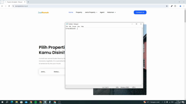Kursus Membuat Website Property Menggunakan Wordpress – Screenshot 1