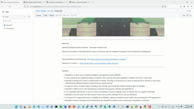 MariaDB Database MySQL Essentials - Developer Practical Labs - Screenshot_02