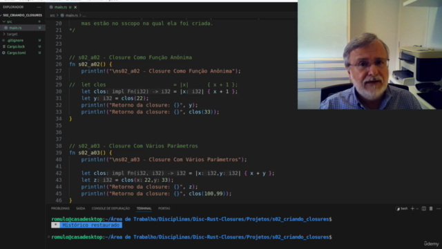 Closures na Linguagem Rust – Screenshot 1