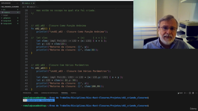 Closures na Linguagem Rust – Screenshot 2