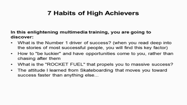 How To Achieve Massive Success In Business And Life - 7 Ways – Screenshot 4