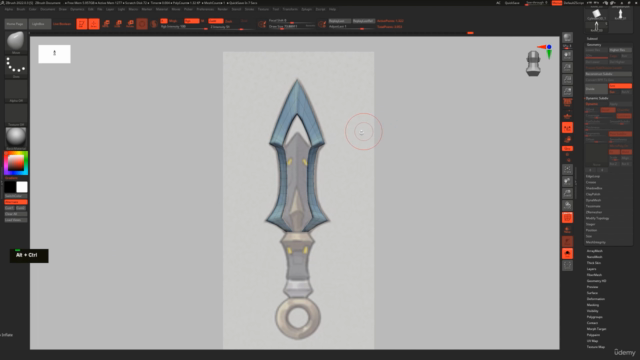 Creating a stylized prop using Zbrush & Substance Painter – Screenshot 3