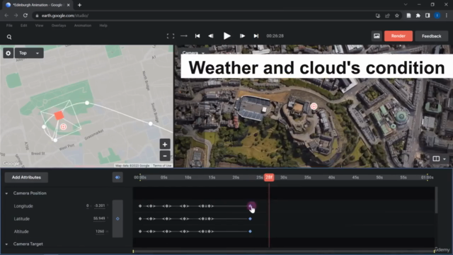 Google Earth Studio Tutorial for Beginners – Screenshot 4
