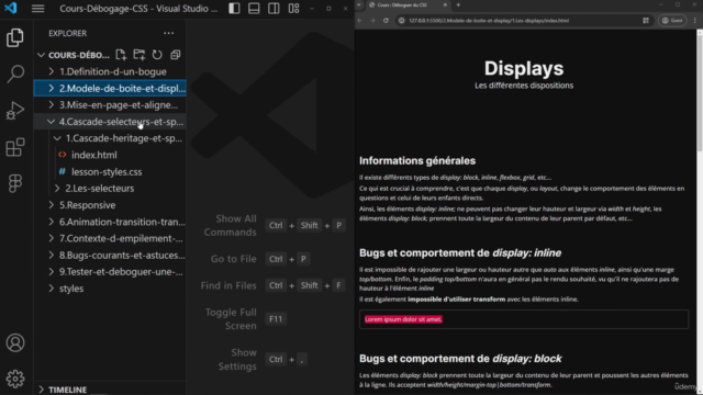 Les Secrets du Débogage CSS – Screenshot 3