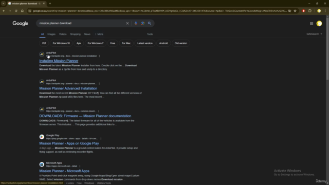 Mission Planner Simulation Basics – Screenshot 2