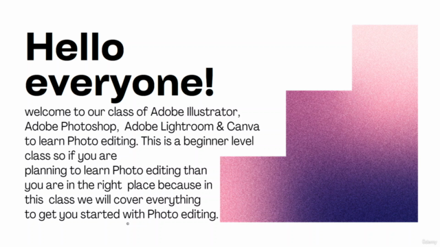 The Complete Photo Editing Masterclass With Adobe and Canva – Screenshot 1