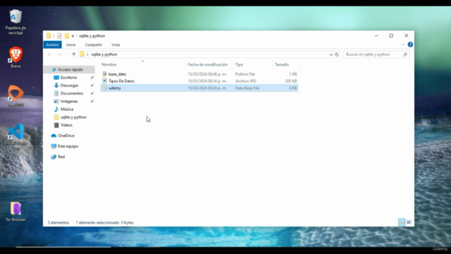 Base De Datos SQLite Desde Python + Proyectos Reales – Screenshot 1