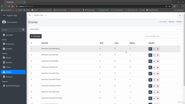 .NET 8 ve Angular 17 ile e-Muhasebe Uygulaması – Screenshot 2