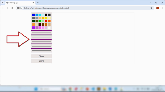 Build An Interactive Drawing App with HTML | CSS| JavaScript – Screenshot 1