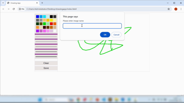 Build An Interactive Drawing App with HTML | CSS| JavaScript – Screenshot 4