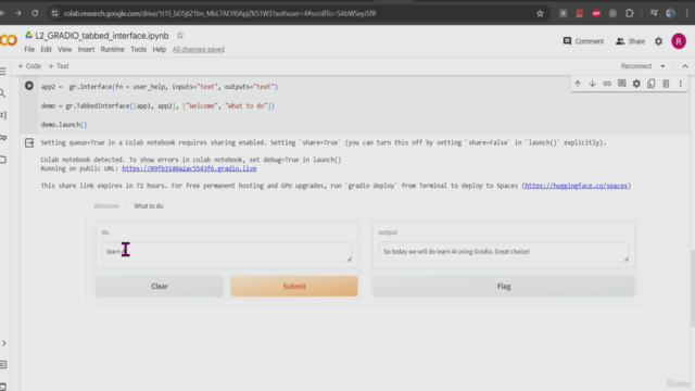 Gradio- 10 Generative AI project,Hugging face ,React GPT Bot – Screenshot 1
