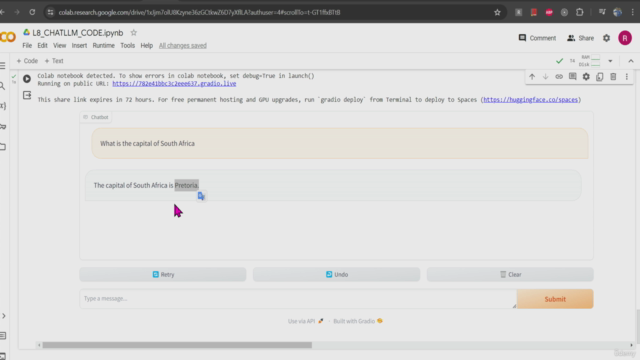 Gradio- 10 Generative AI project,Hugging face ,React GPT Bot – Screenshot 4