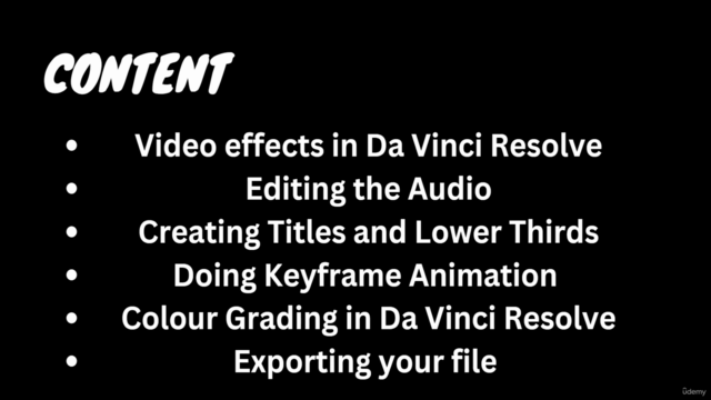 The Complete Da Vinci Resolve Course: Beginner to Filmmaker – Screenshot 4