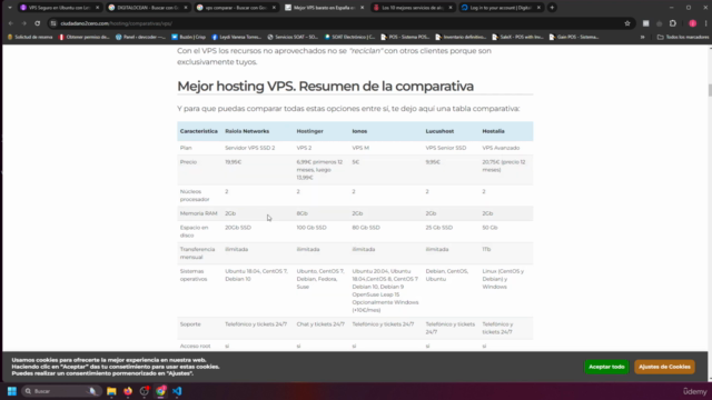 Configura un VPS DigitalOcean con Ubuntu de 0 a 100 – Screenshot 2