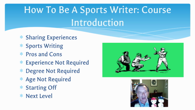 Start A New Career By Being A Part-Time Sports Writer – Screenshot 1