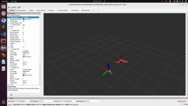 Simulación de drones con Ignition Gazebo y ROS 2 – Screenshot 2
