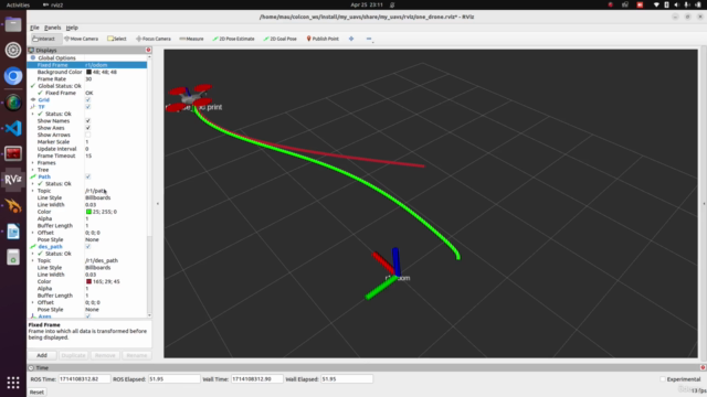 Simulación de drones con Ignition Gazebo y ROS 2 – Screenshot 3