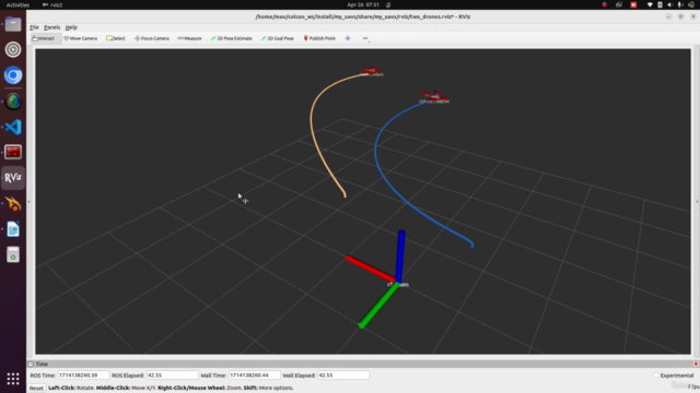 Simulación de drones con Ignition Gazebo y ROS 2 – Screenshot 4