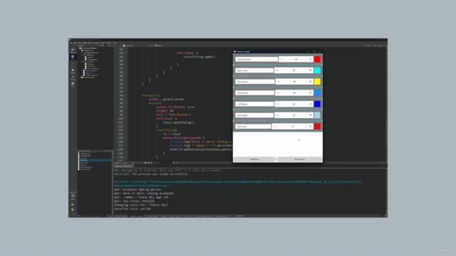 Qt6 and QML Advanced: Interfacing to C++ – Screenshot 1